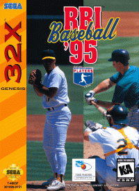 RBI Baseball 95 Sega 32X US box art